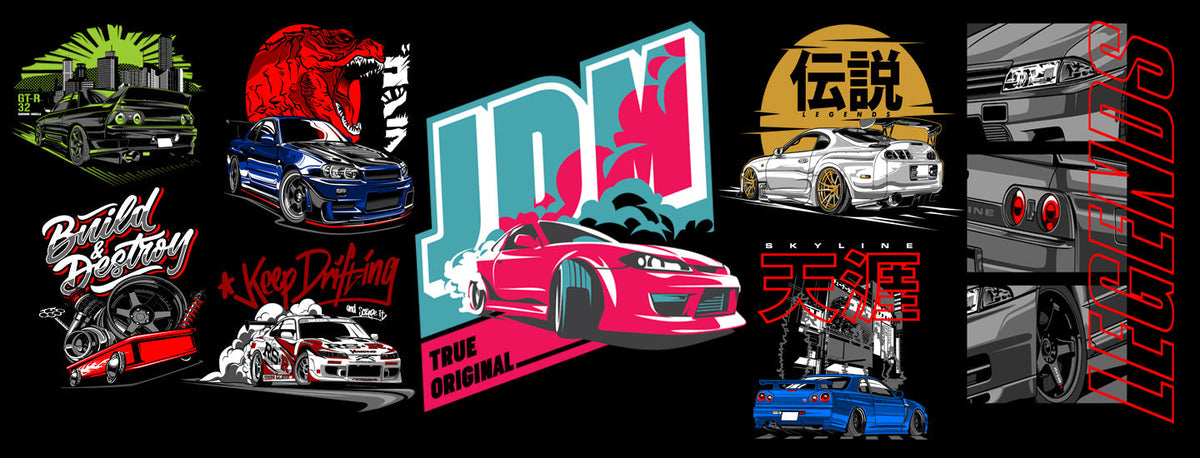 JDM Japanese Car Clothing | Drift Streetwear | Perran Pistons